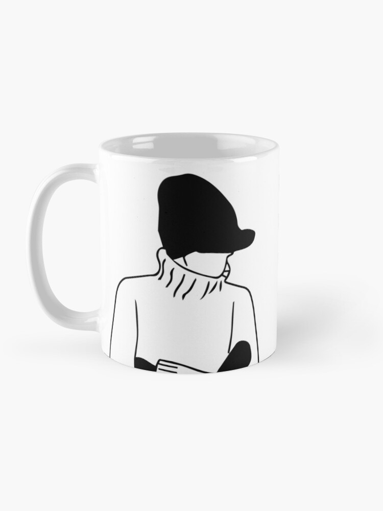 Mug à café 'Silhouette bras croisés' : autre vue