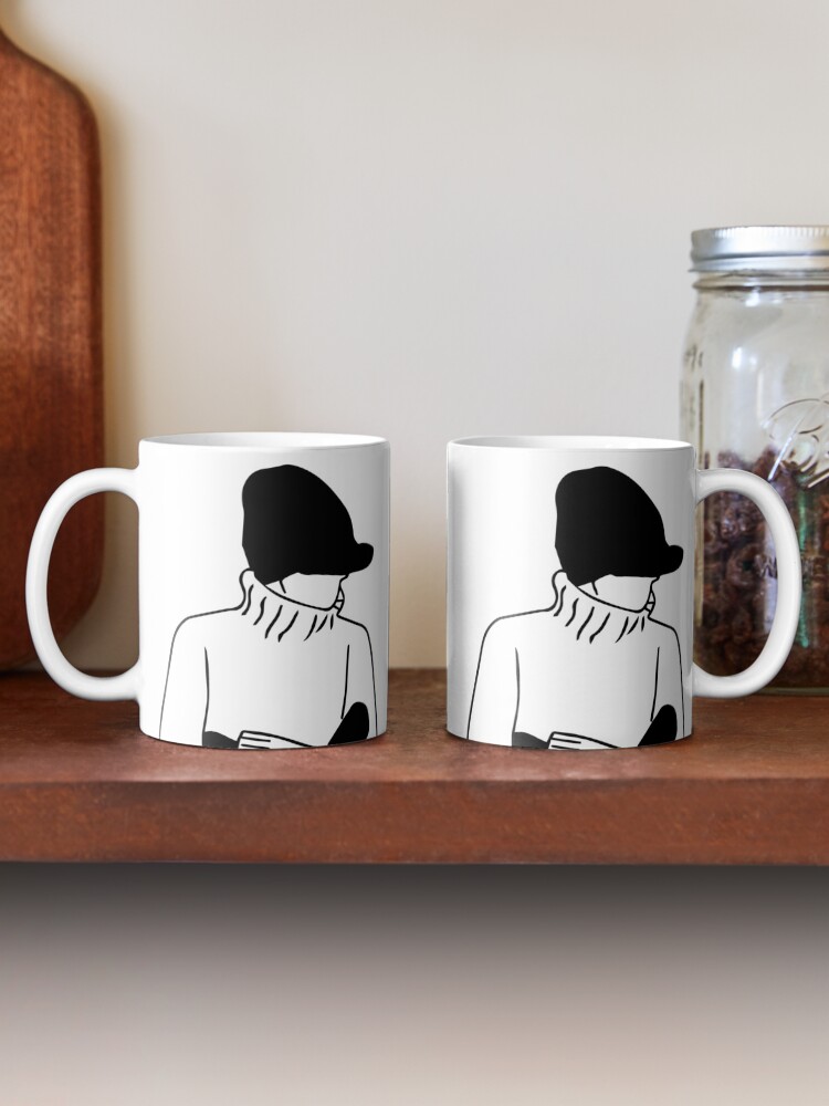 Mug à café 'Silhouette bras croisés' : autre vue