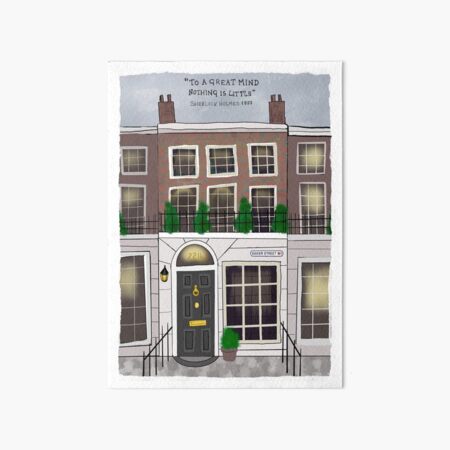 Targa Metallica Vintage Baker Street 221B - Sherlock Holmes, 20x30cm Per Decorazione - Foto 9