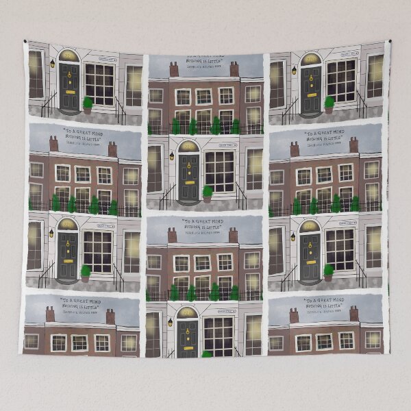 Item preview, 221b Baker Street Sherlock Holmes designed and sold by booksnbobs.