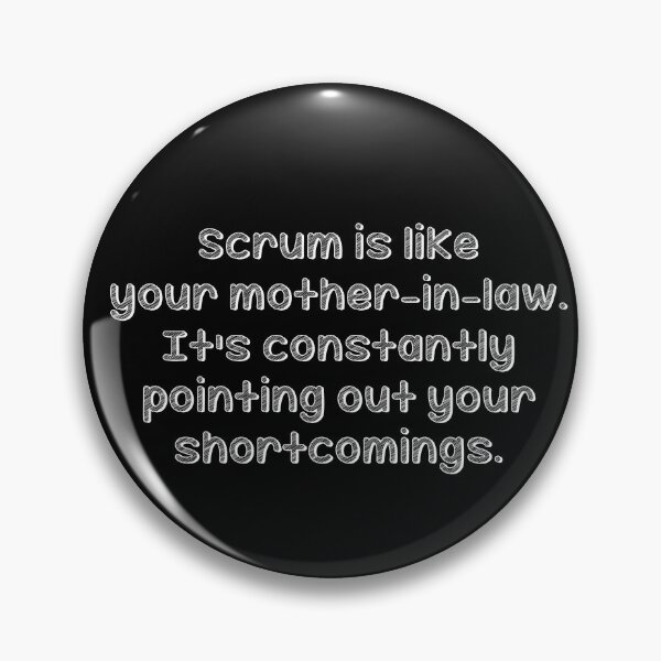 Item preview, Scrum - Mother-in-Law - Black Background designed and sold by Amerant.