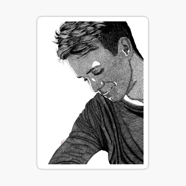 Item preview, Maximilian Koger cross-hatching print  designed and sold by tallula03.