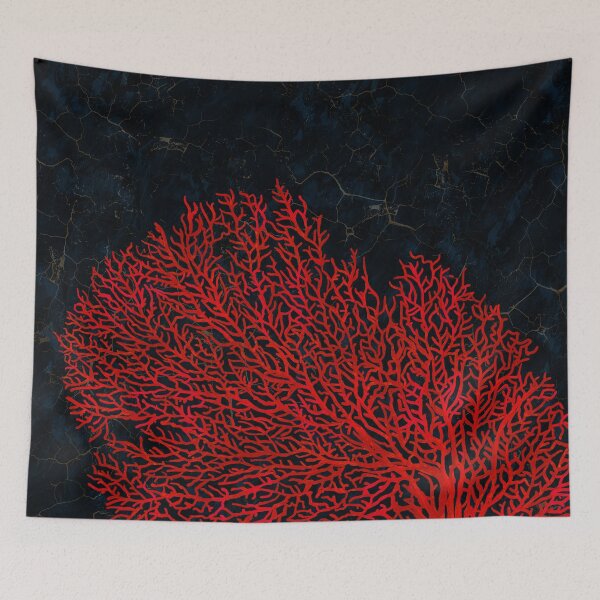 Item preview, Sea Red Fan Coral designed and sold by k9printart.