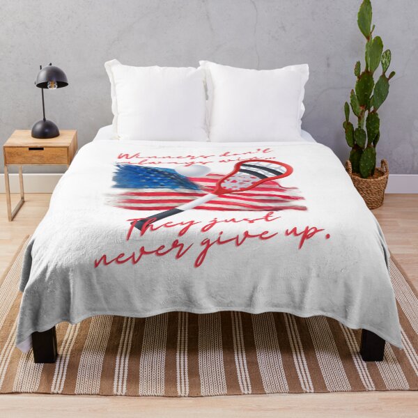 Item preview, Winners don't always win...They just never give up Lacrosse American Flag Lax 4th of july designed and sold by wanasak.