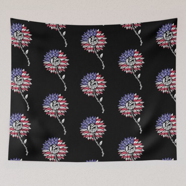 Item preview, Kindness Sunflower Flag 4th July Patriotic Flower Plus Size designed and sold by tiffanyart53.