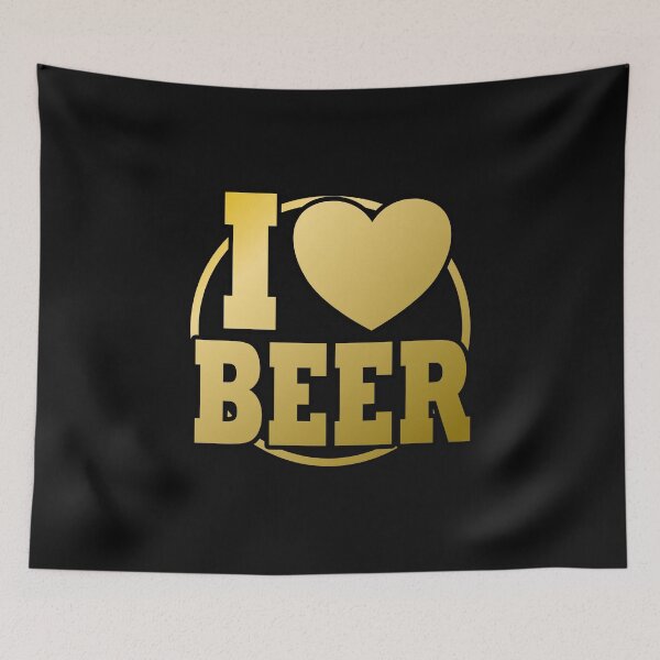 Item preview, i love beer gold edition designed and sold by RobDygns.