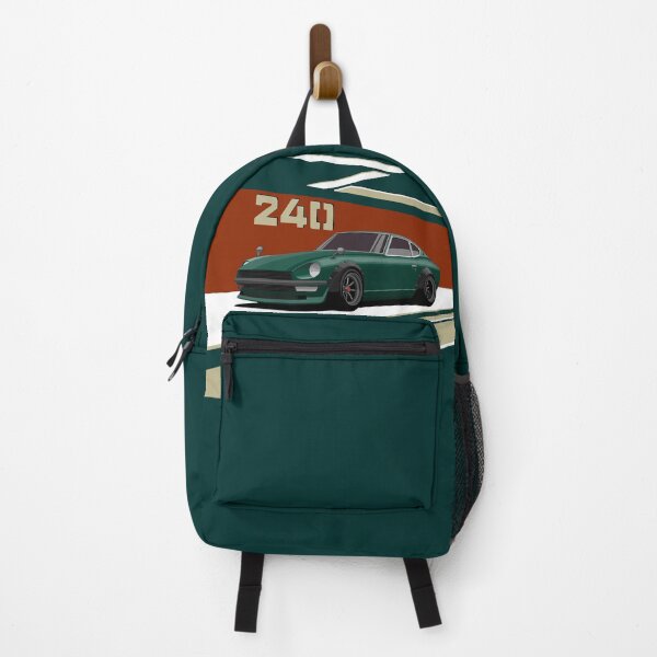 Item preview, 240Z green illustration designed and sold by ElseWorldDesign.