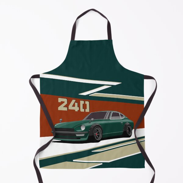 Item preview, 240Z green illustration  designed and sold by ElseWorldDesign.