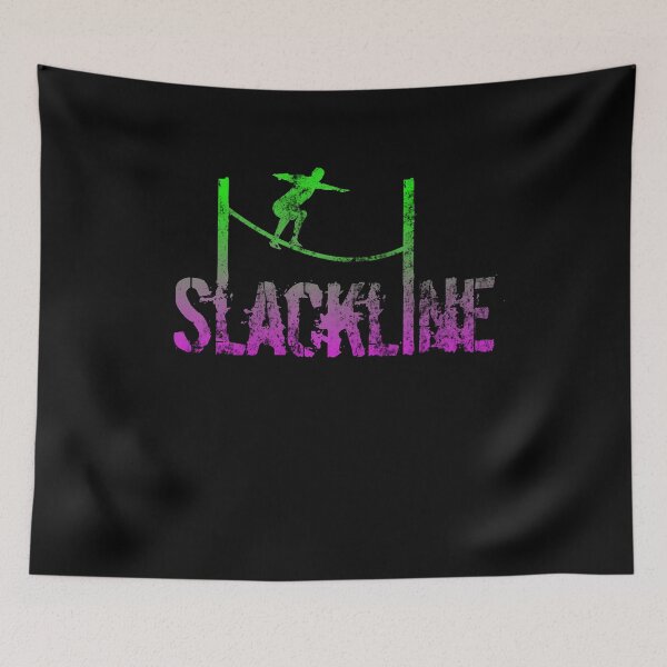 Item preview, Slackline - Slacker Balances Over Lowline designed and sold by Shirt-Designs.