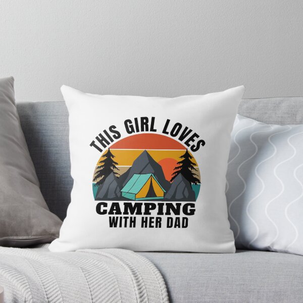 Item preview, Girl Loves Camping With Her Dad Funny Camping Gift designed and sold by DIDAKU.