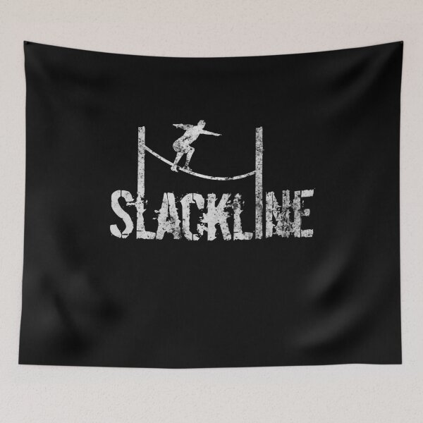 Item preview, Slackline - Woman Balances Over Lowline designed and sold by Shirt-Designs.