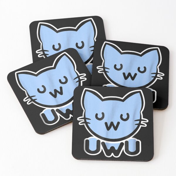 Item preview, UwU Kitties: UwU Kitties - Blue Kitty Design designed and sold by mariahsterlin.