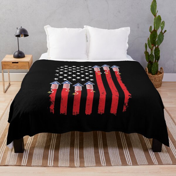 Item preview, Fourth of July American Flag Fireworks 4th of July Patriotic Flag Of United Staes of America designed and sold by alenaz.