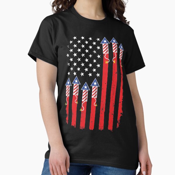Item preview, Fourth of July American Flag Fireworks 4th of July Patriotic Flag Of United Staes of America designed and sold by alenaz.