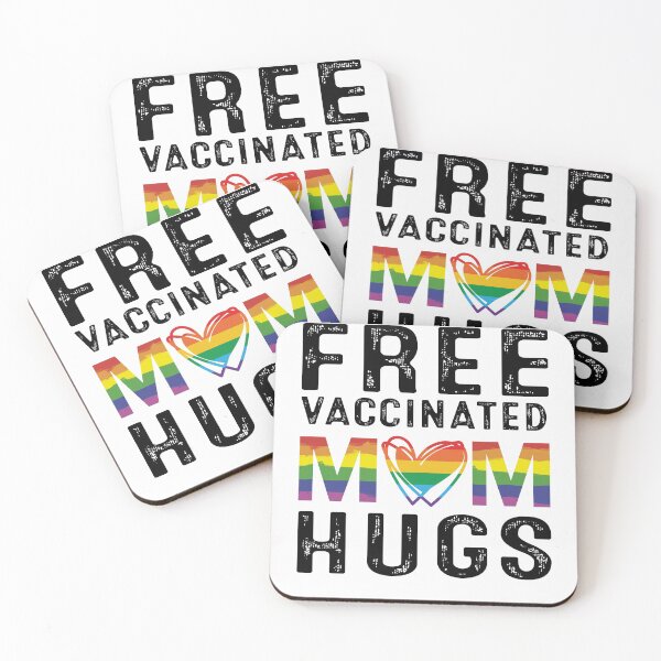 Item preview, Gay Pride Free Vaccinated Mom Hugs LGBT 2021 designed and sold by anthonybarr1205.