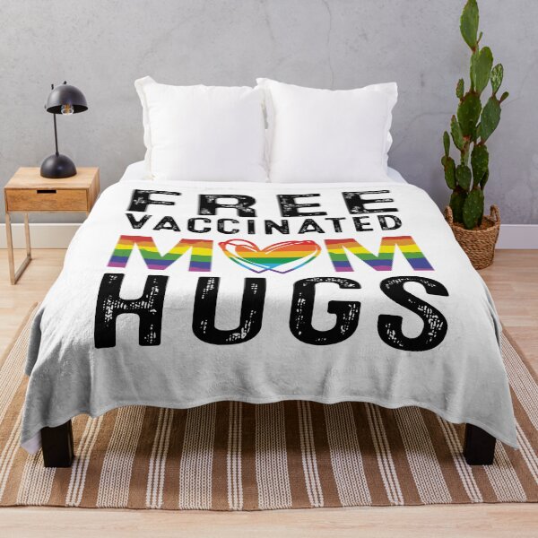 Item preview, Gay Pride Free Vaccinated Mom Hugs LGBT 2021 designed and sold by anthonybarr1205.