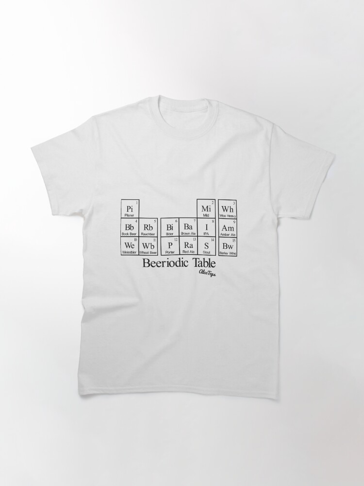 beeriodic table shirt