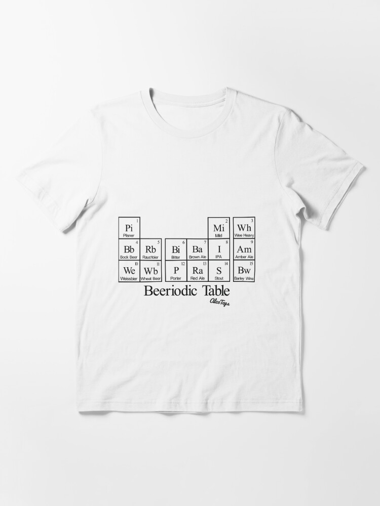 beeriodic table shirt