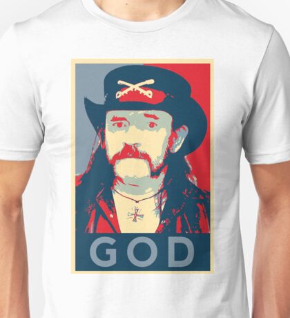 lemmy is god t shirt