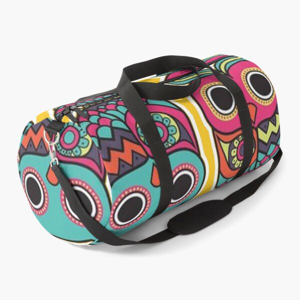 Colourful Owl Duffle Bag