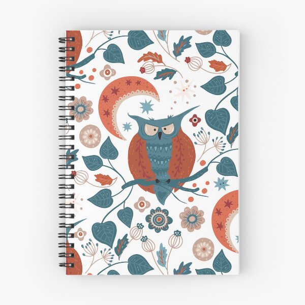 Item preview, The owl and moon designed and sold by Patternsonly.
