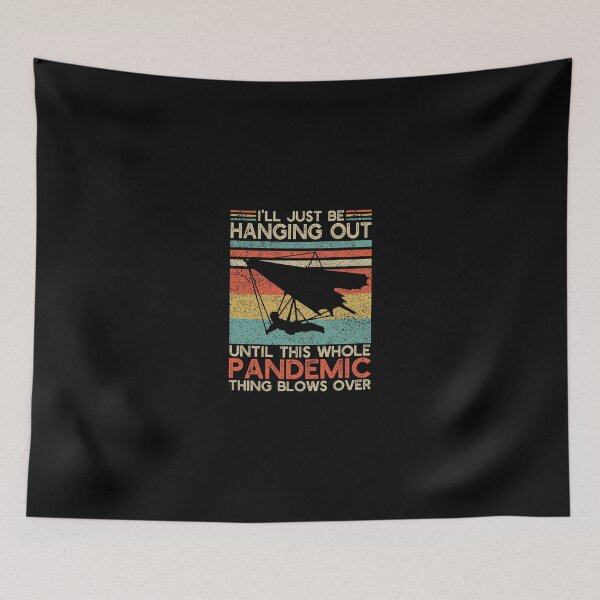 Item preview, I'Ll Be Hanging Out Funny Vintage Hang Gliding designed and sold by wymanlynna.