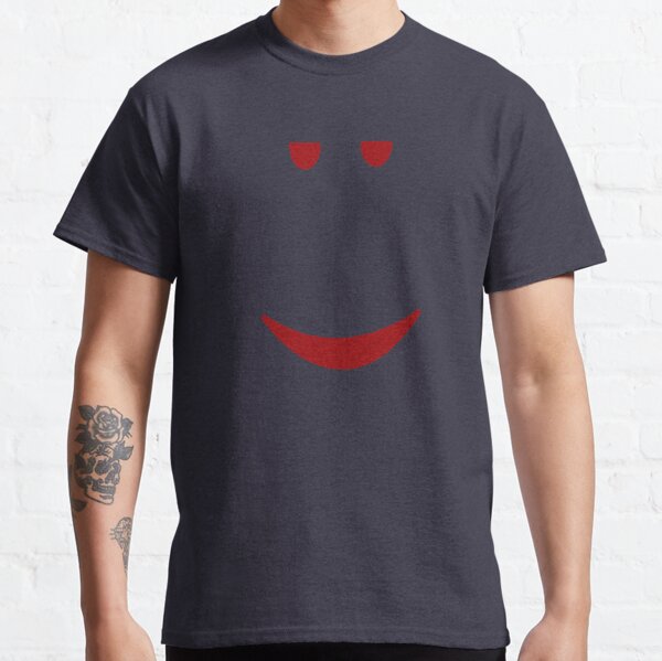 Roblox Smile T Shirts Redbubble - roblox smiley face t shirt