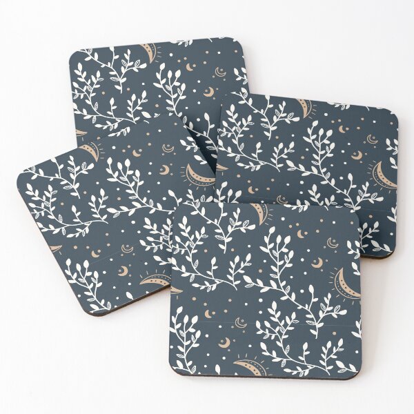 Item preview, Alamy Celestial floral seamless mystic pattern designed and sold by Patternsonly.