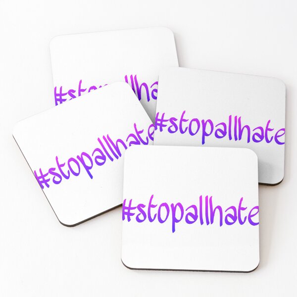 Item preview, stop all hate, end bullying, antibullying  designed and sold by FACELESS MONKEY.