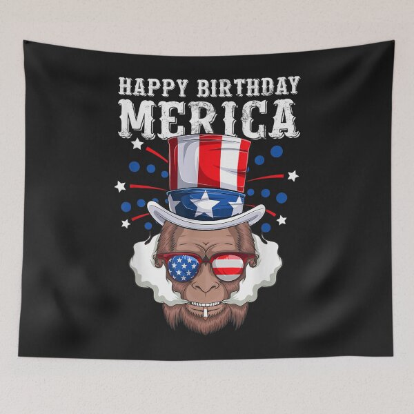 Item preview, Bigfoot 4th of July American Flag Sunglasses designed and sold by jamielottie.