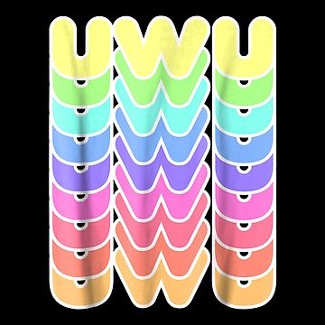 Uwu Cute Face Emoji Letter Kawaii Keyopta Stan Social Media Uwu Cute Face Emoji Letter Kawaii Keyopta Stan Social Media