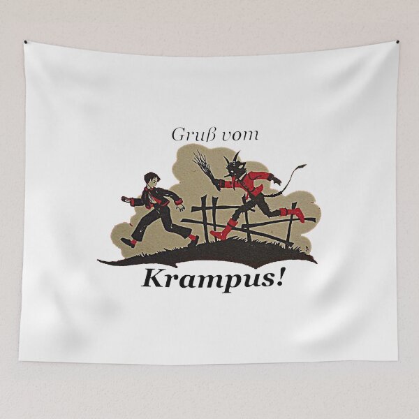 Item preview, Gruss vom Krampus T-Shirt designed and sold by carnrikeca.