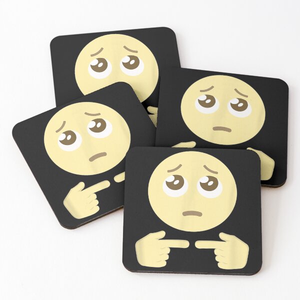 Item preview, Two Fingers Together Meme Face designed and sold by mariahsterlin.