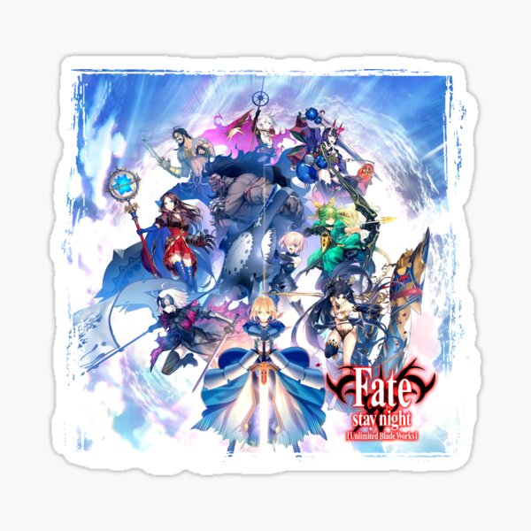 Fate Stay Night - Unlimited Blade Works Anime Characters Poster for Sale  by VincentRay2