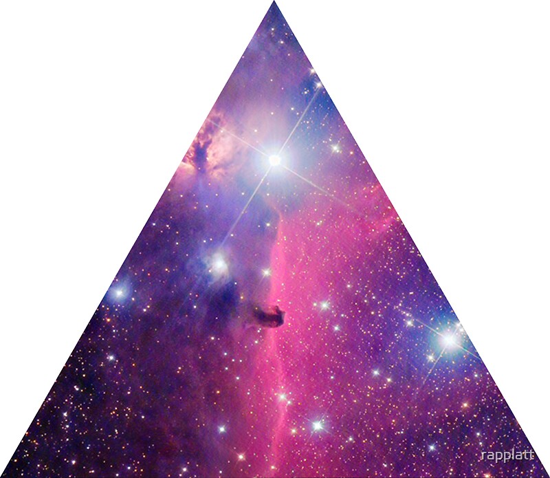 quot purple galaxy triangle quot stickers by rapplatt redbubble quot purple galaxy triangle quot stickers by rapplatt redbubble