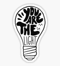 You are the light Sticker