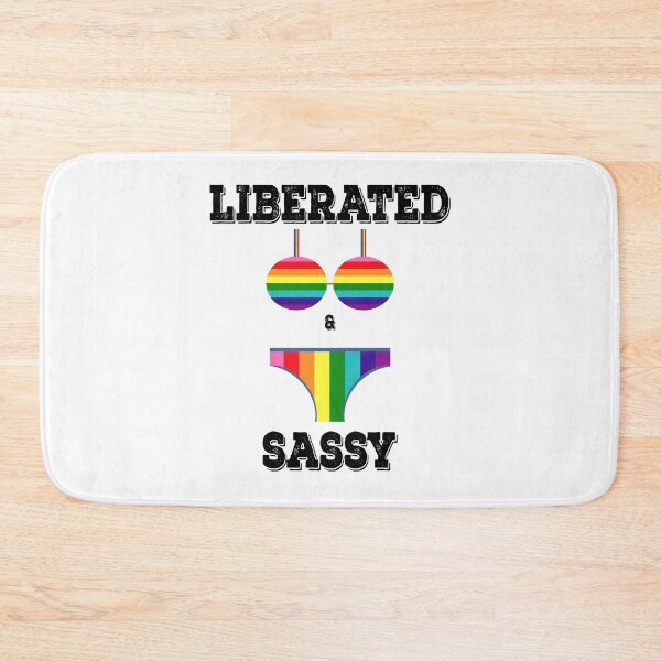 Item preview, Liberated & Sassy - Pride Rainbow Party | Lesbian Gay Bisexual Transgender LGBTQ  designed and sold by Rocketman2017.