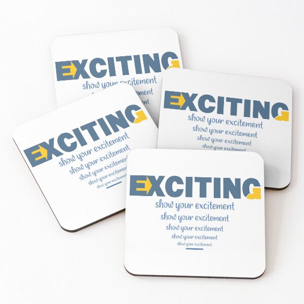 Item preview, Exciting-show your excitement designed and sold by PODapparel.