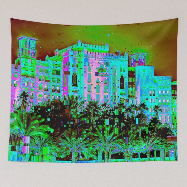 Item preview, Dubai UAE Vaporwave Glitch Art designed and sold by glitchhub.