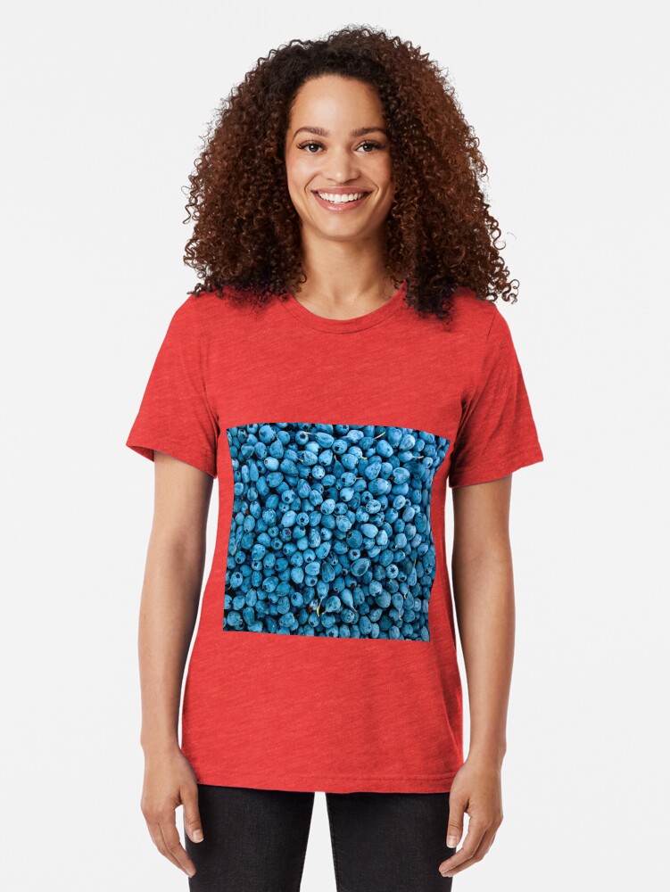Alternate view of Blueberry Tri-blend T-Shirt
