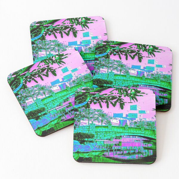 Item preview, Dubai UAE Bridge Nature Glitch Art designed and sold by glitchhub.