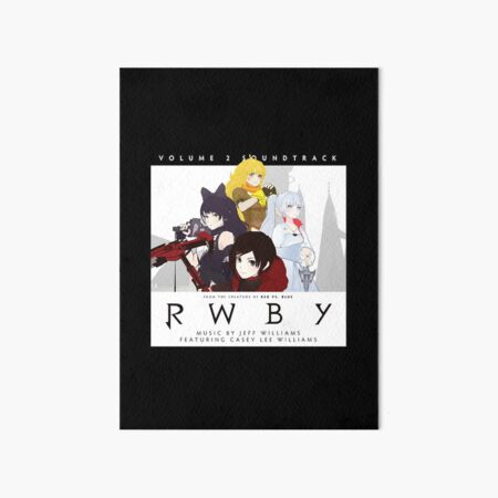 Rwby Volume 2 Art Board Prints Redbubble