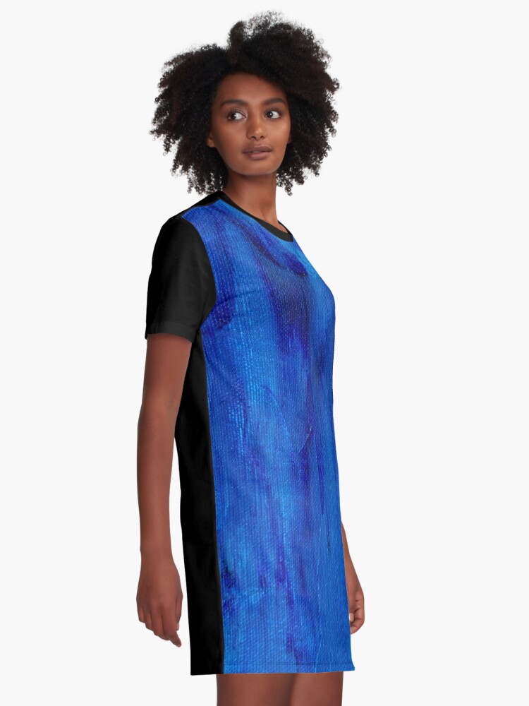 Alternate view of Blue Screen Graphic T-Shirt Dress