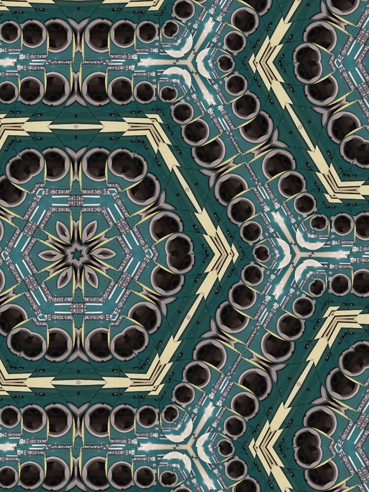 Blue Hexagonal Texture by Claudiocmb