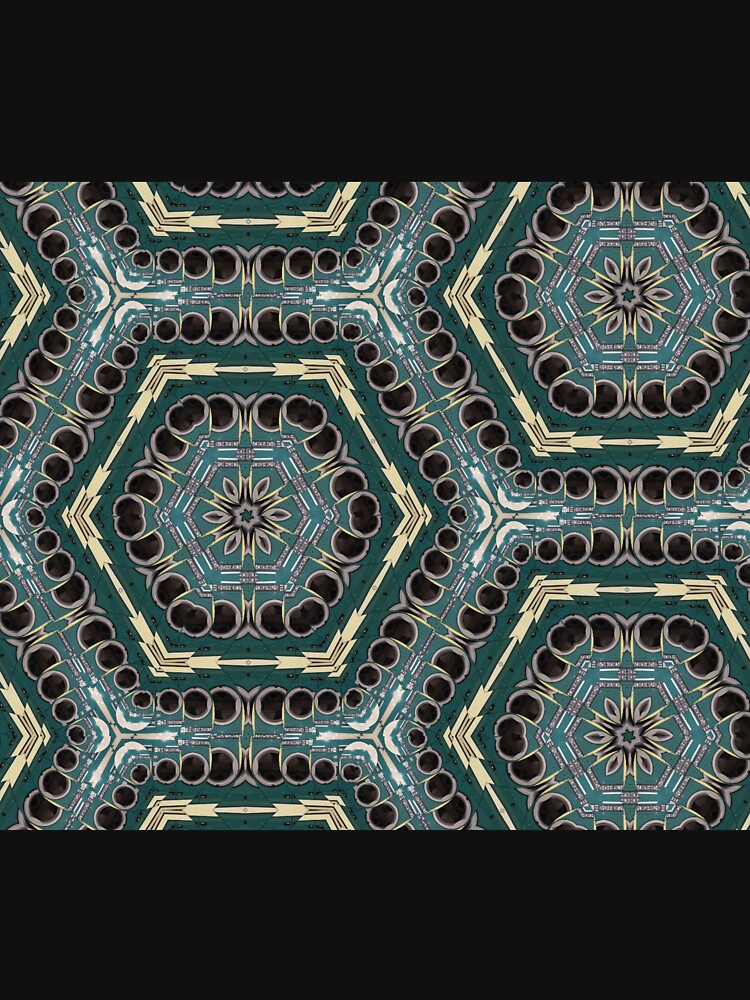 Thumbnail 7 of 7, Active T-Shirt, Blue Hexagonal Texture designed and sold by Claudiocmb.
