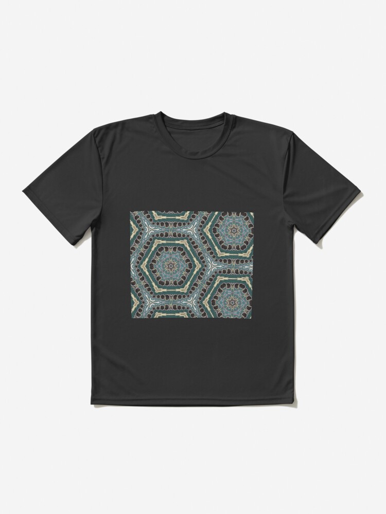 Thumbnail 2 of 7, Active T-Shirt, Blue Hexagonal Texture designed and sold by Claudiocmb.