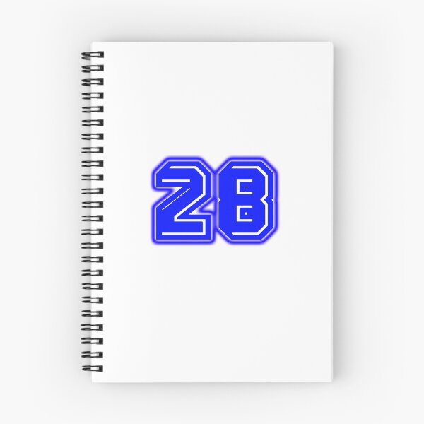 Artikelvorschau, Blaue Zahl 28 entworfen und verkauft von sport-blue.
