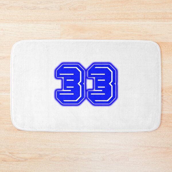 Item preview, Blue Number 33 designed and sold by sport-blue.