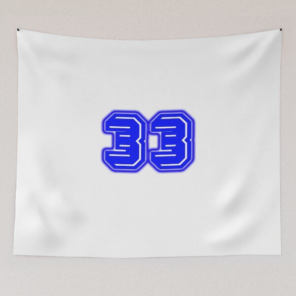 Item preview, Blue Number 33 designed and sold by sport-blue.