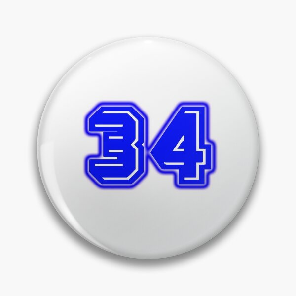 Item preview, Blue Number 34 designed and sold by sport-blue.